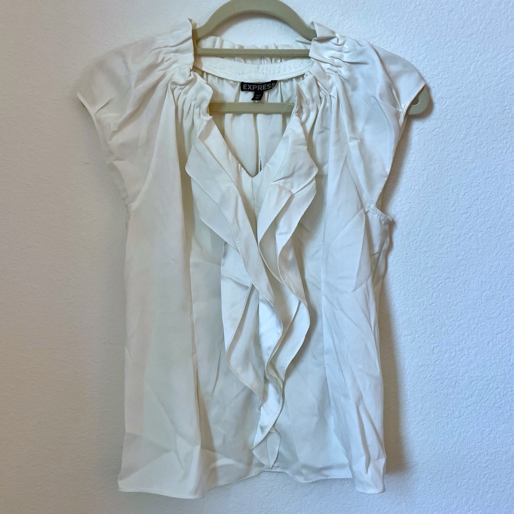 Express | Y2K Ruffled Top